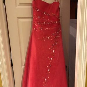 Brand New elegant precious formals pink prom dress